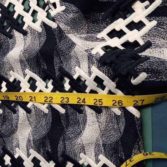 Alfred Dunner Light Blue and white Jacket - Picture 4 of 6